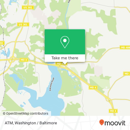 ATM, 5423 Southern Maryland Blvd map