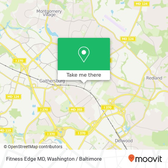 Mapa de Fitness Edge MD, 220 Girard St