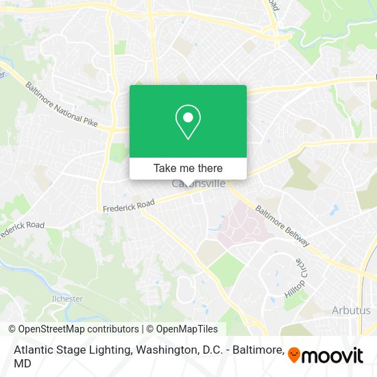 Atlantic Stage Lighting map