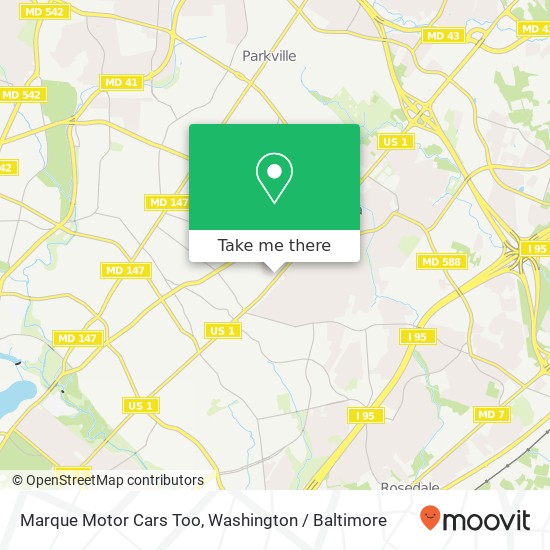 Marque Motor Cars Too map