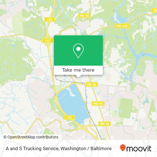 Mapa de A and S Trucking Service, 103 Beaver Ct