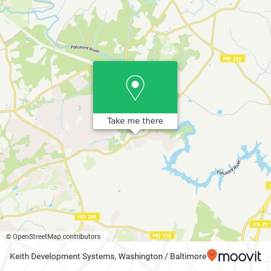 Mapa de Keith Development Systems, 2000 Ednor Rd