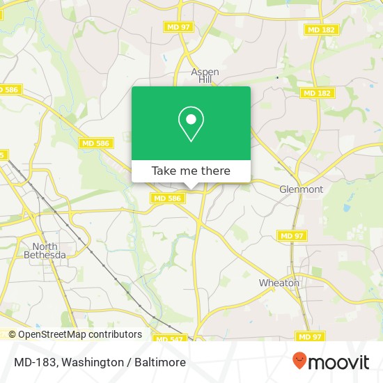 MD-183, Silver Spring, MD 20906 map