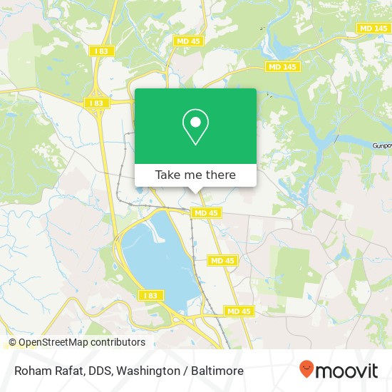 Mapa de Roham Rafat, DDS, 10600 York Rd