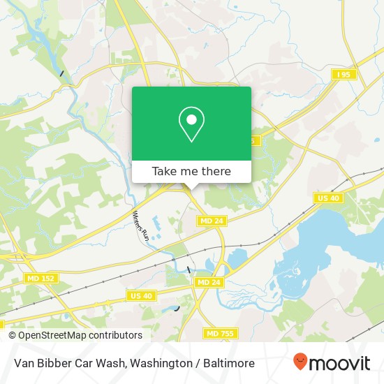 Mapa de Van Bibber Car Wash, 1802 Walton Rd