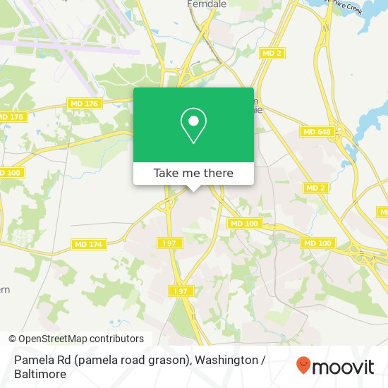 Pamela Rd (pamela road grason), Glen Burnie, MD 21061 map