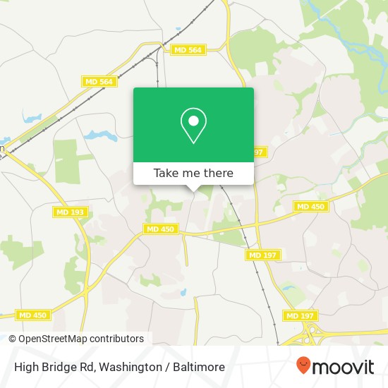 High Bridge Rd, Bowie, MD 20720 map