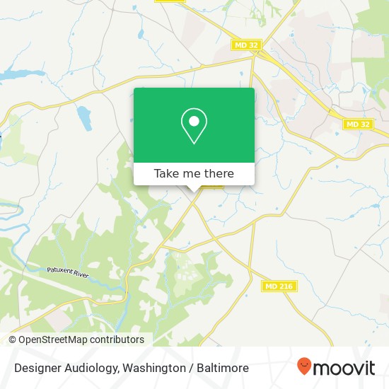 Mapa de Designer Audiology, 13364 Clarksville Pike