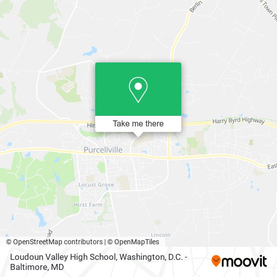 Loudoun Valley High School map