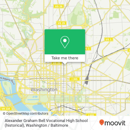 Alexander Graham Bell Vocational High School (historical) map