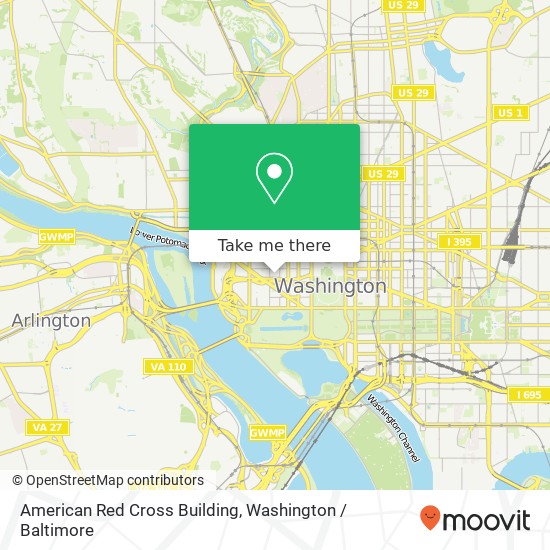 Mapa de American Red Cross Building