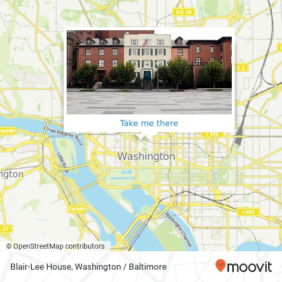 Blair-Lee House map