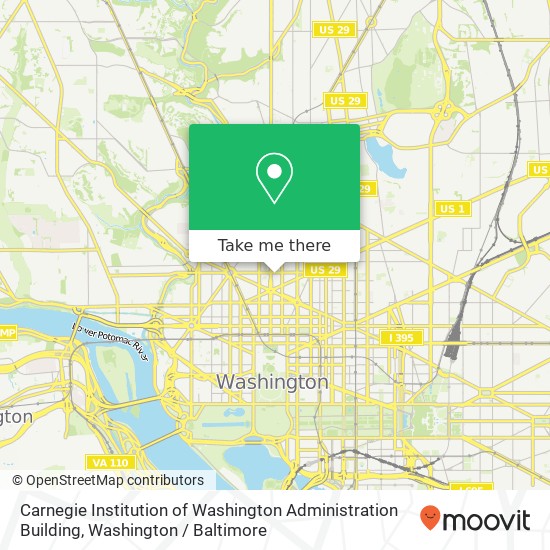 Mapa de Carnegie Institution of Washington Administration Building