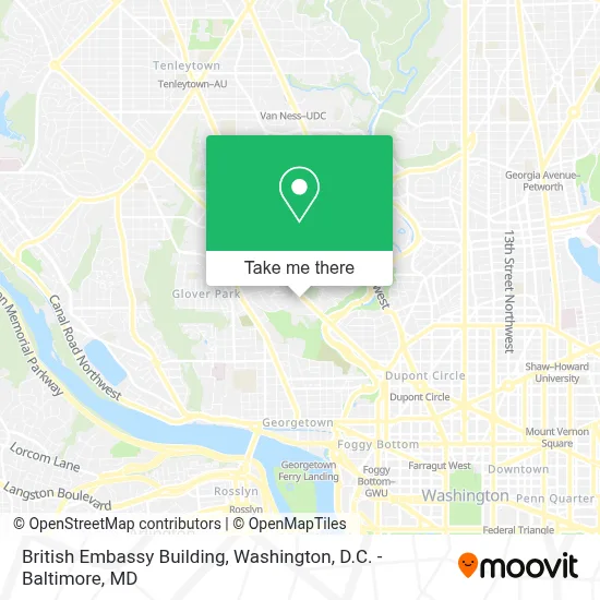 British Embassy Building map