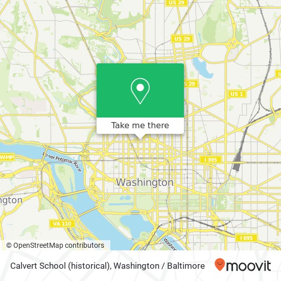 Mapa de Calvert School (historical)