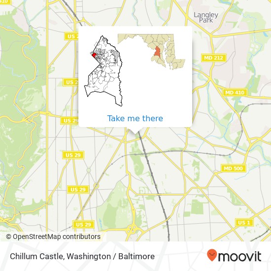 Chillum Castle map