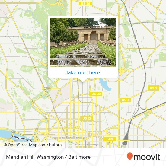 Meridian Hill map