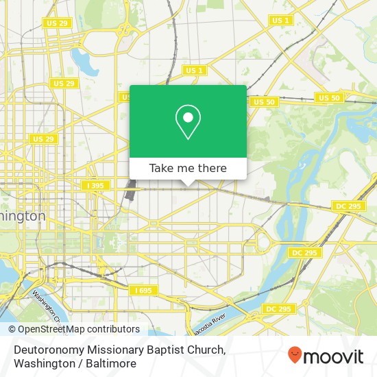 Mapa de Deutoronomy Missionary Baptist Church