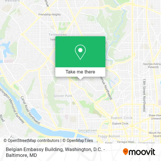 Belgian Embassy Building map