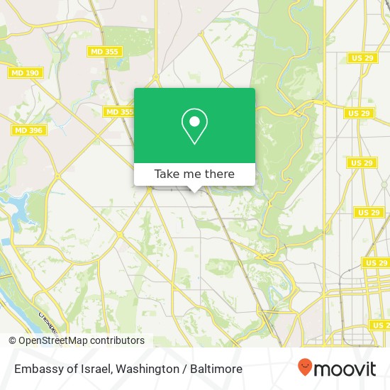 Mapa de Embassy of Israel