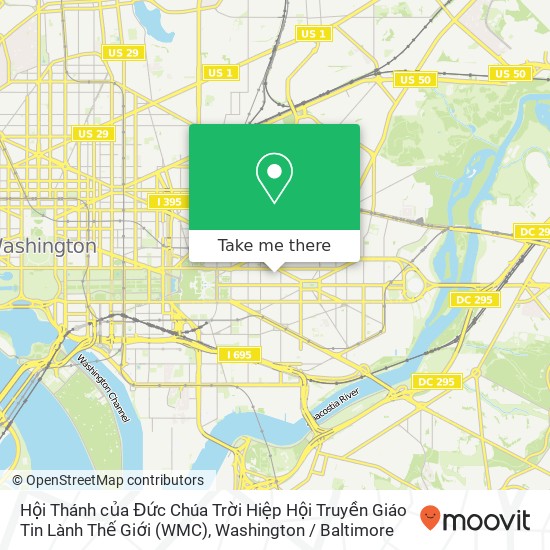 Hội Thánh của Đức Chúa Trời Hiệp Hội Truyền Giáo Tin Lành Thế Giới (WMC) map