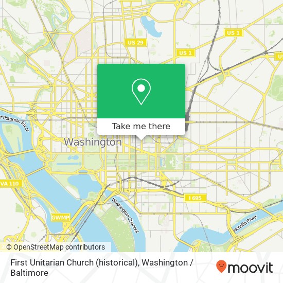 Mapa de First Unitarian Church (historical)