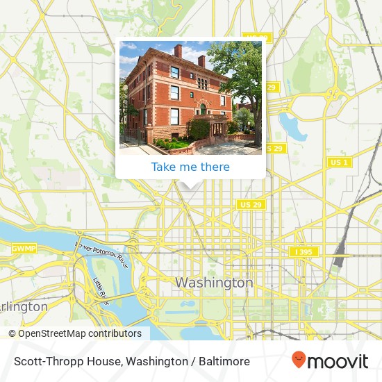 Scott-Thropp House map
