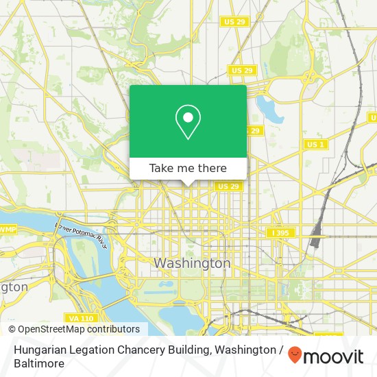 Hungarian Legation Chancery Building map