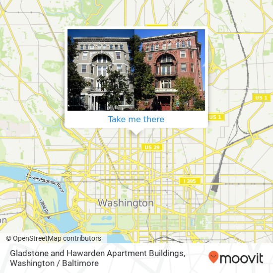 Mapa de Gladstone and Hawarden Apartment Buildings