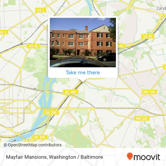 Mapa de Mayfair Mansions