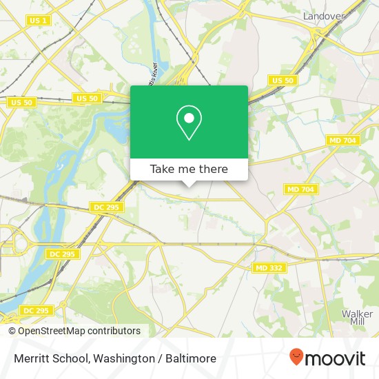 Mapa de Merritt School