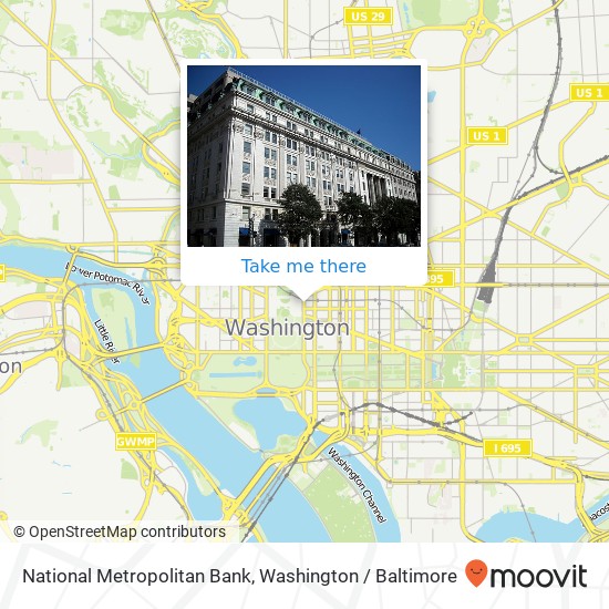 National Metropolitan Bank map