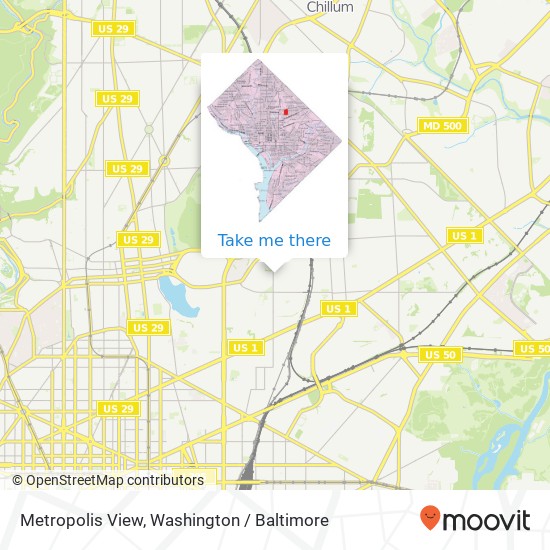 Metropolis View map