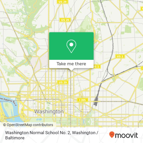 Mapa de Washington Normal School No. 2