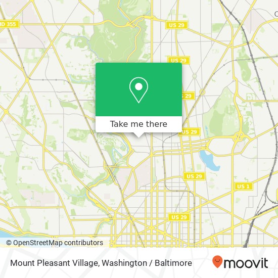 Mapa de Mount Pleasant Village