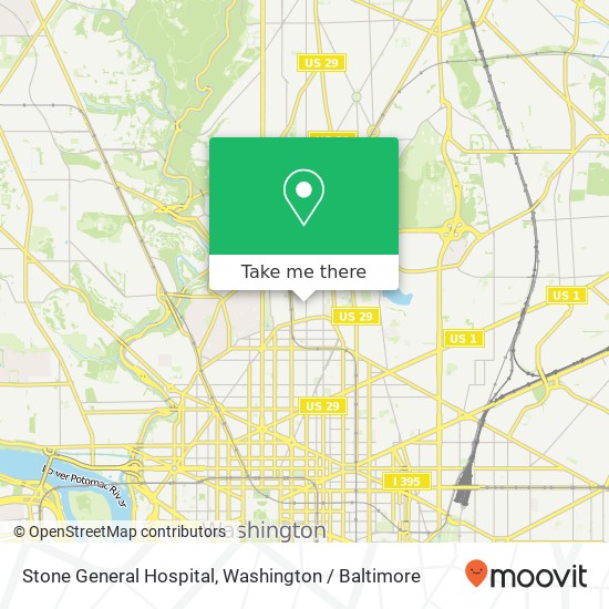 Mapa de Stone General Hospital
