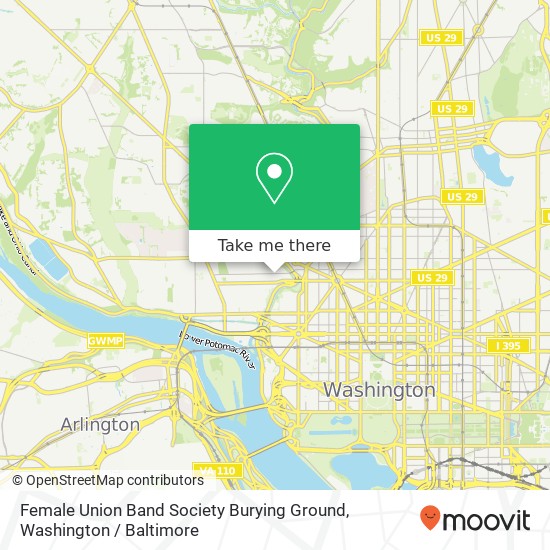 Mapa de Female Union Band Society Burying Ground