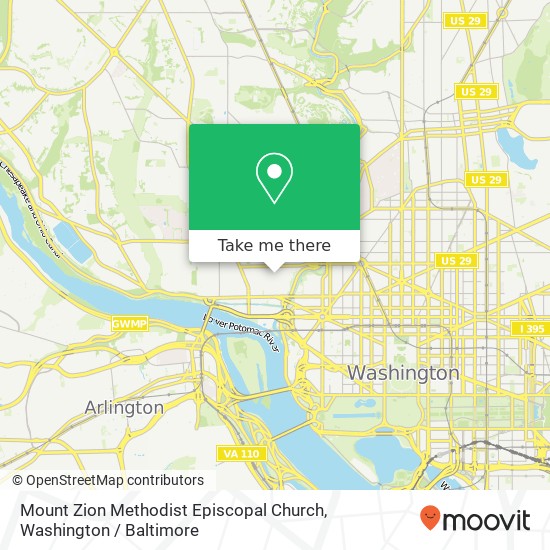 Mapa de Mount Zion Methodist Episcopal Church