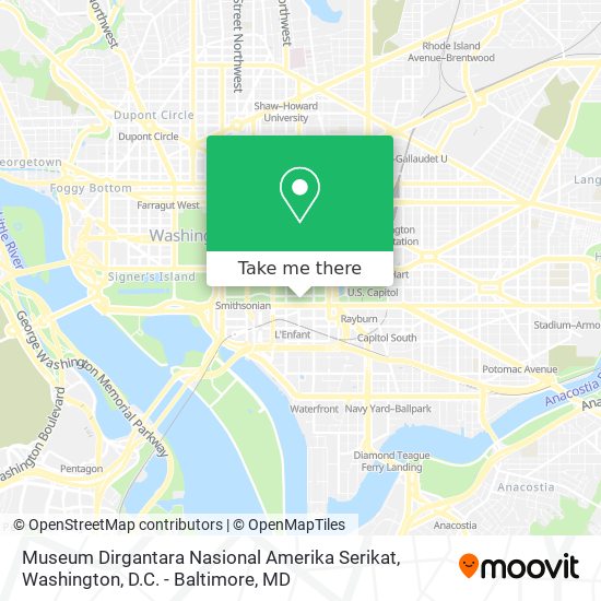 Mapa de Museum Dirgantara Nasional Amerika Serikat