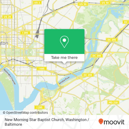 New Morning Star Baptist Church map