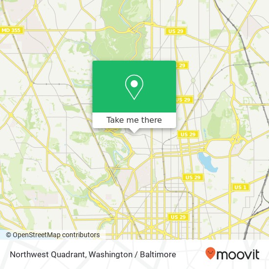 Northwest Quadrant map