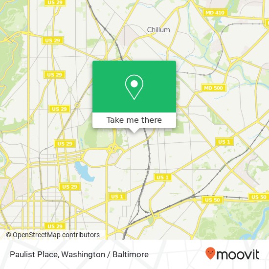 Paulist Place map