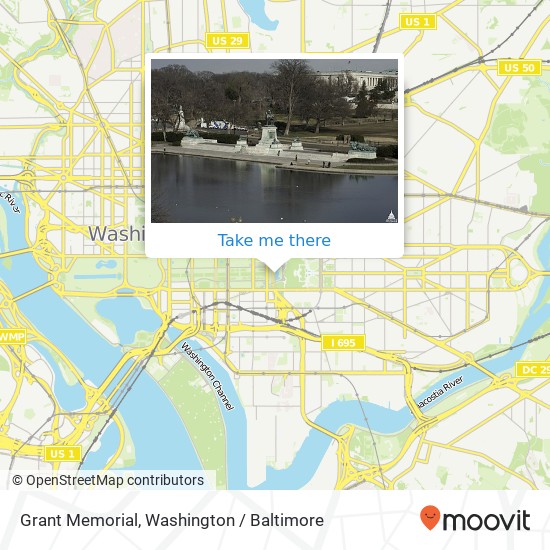 Mapa de Grant Memorial