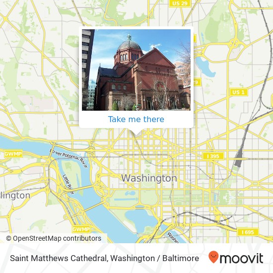 Saint Matthews Cathedral map