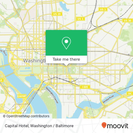 Capital Hotel map
