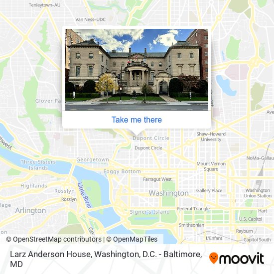 Larz Anderson House map