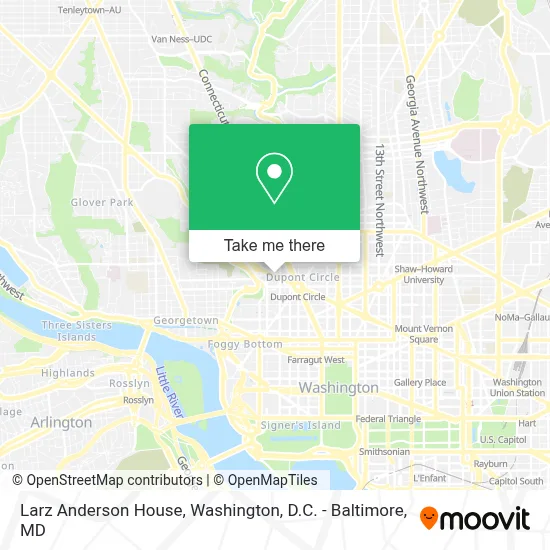 Larz Anderson House map