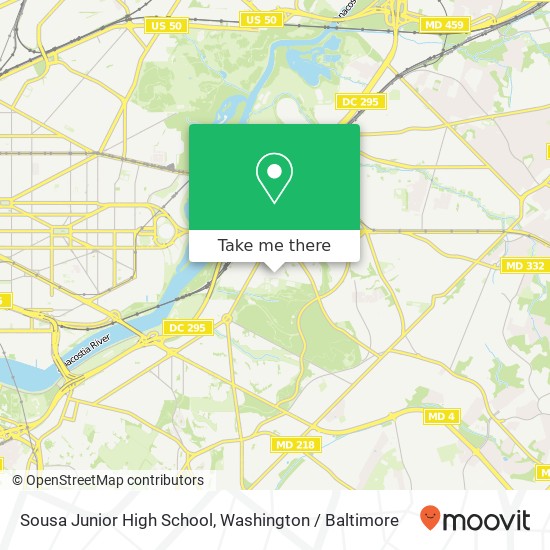 Sousa Junior High School map