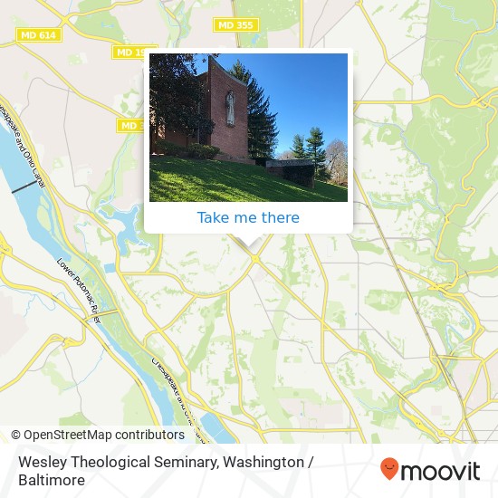 Mapa de Wesley Theological Seminary