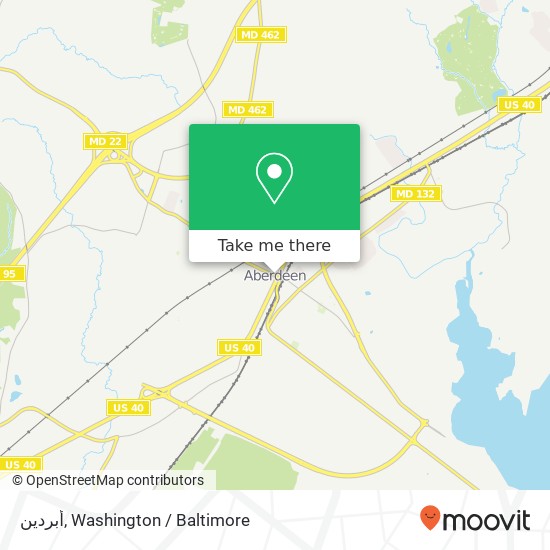 أبردين map